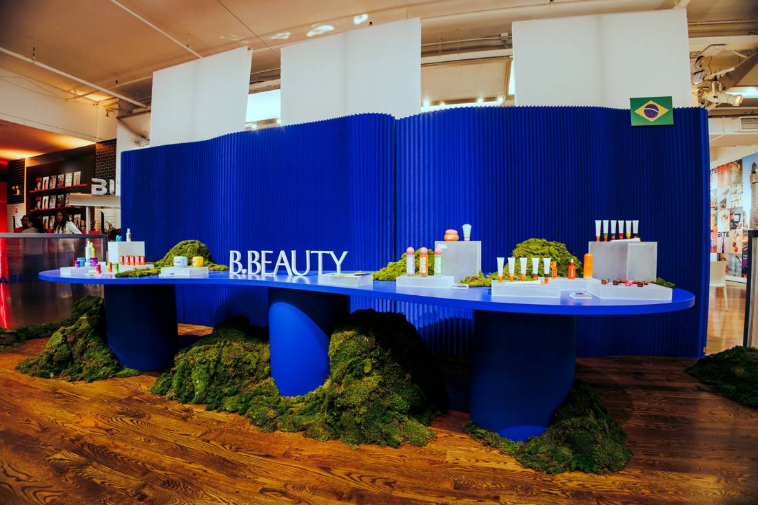 Espaço da BBeauty na BITE, em Nova York